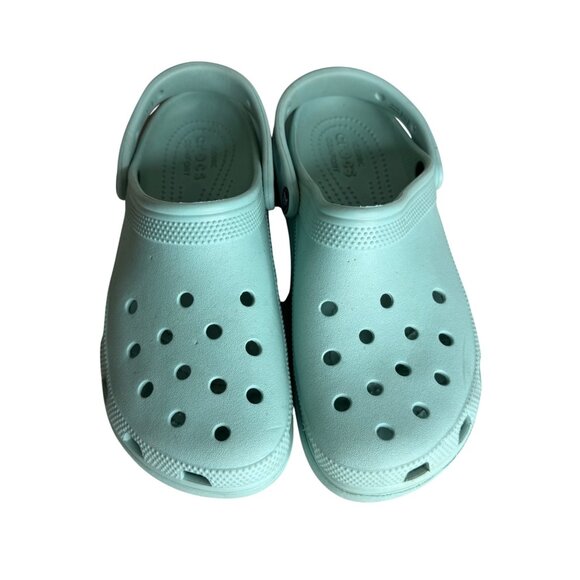 Crocs Classic Platform Clogs Mint Green Size W9 - Picture 3 of 5